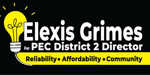 Elexis Grimes for PEC District 2 Director Logo